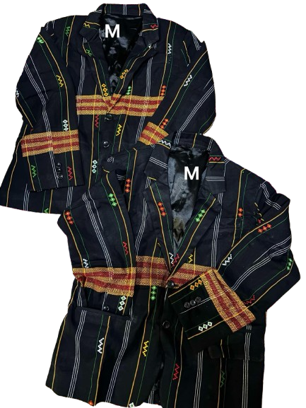 Traditional Mindat Chin Men's Jacket – Medium Size