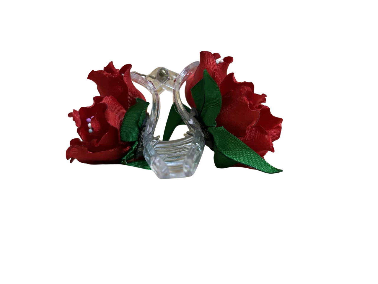 Double Flower Alligator Clip